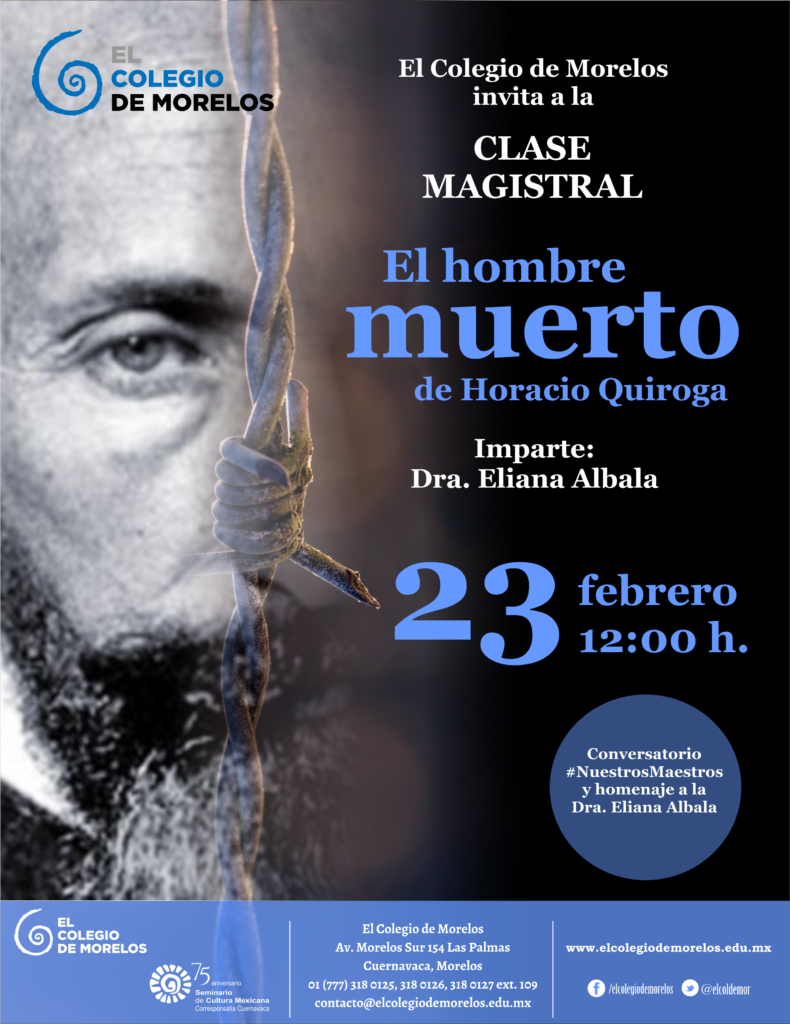 Clase magistral El hombre muerto, de Horacio Quiroga